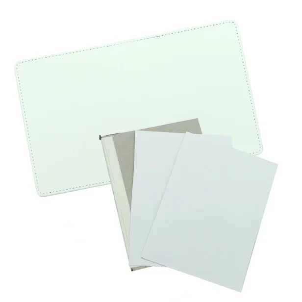 USA Warehouse RTS PU Leather A5 Sublimation Blanks White Notebook Journal Cover for Heat Transfer Printing