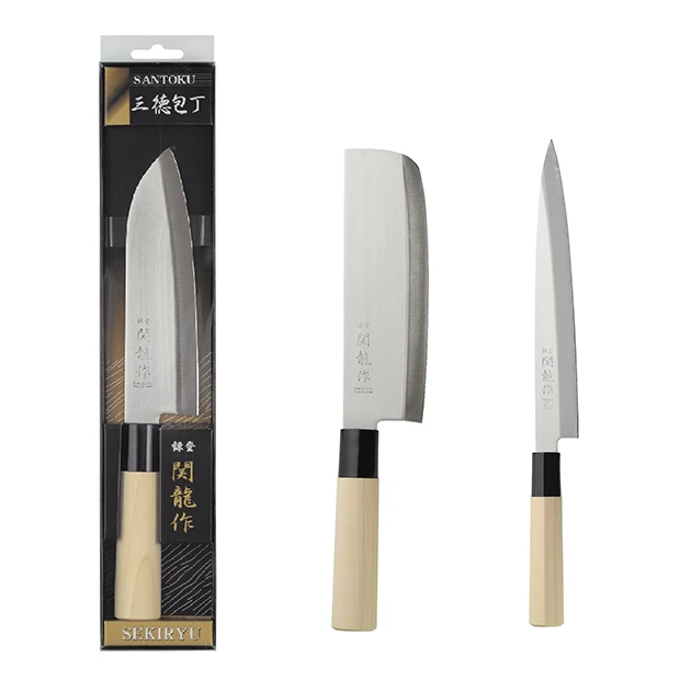 Japanese stainless steel kitchen sushi steak knife for wholesale