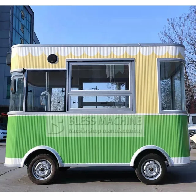 New outdoor snack machines  electric food cart 2022