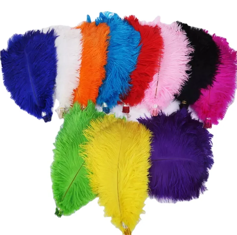 Turkey Feather Boa Turkey Feather Strip Fluffy Craft Decoration Chandelle Feather Boa