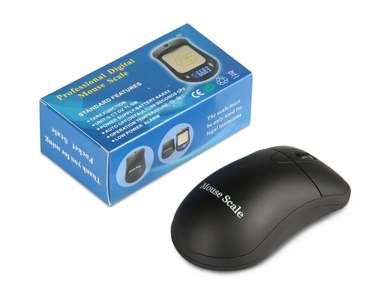 100g 200g 500g Portable pocket scale 0.01g scale mini personalized mouse jewelry electronic balance