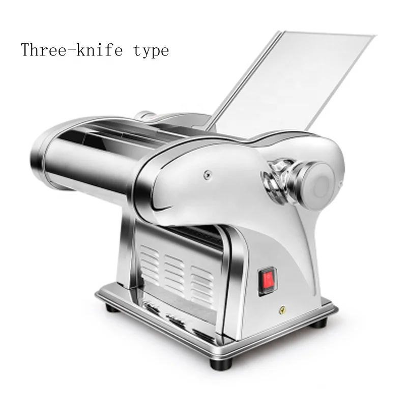 Pasta Dumpling Maker Machine Upgrade-Full Stainless Steel Electric Noodle Machine For Commerical/Home Manual Dough Laminator Bar