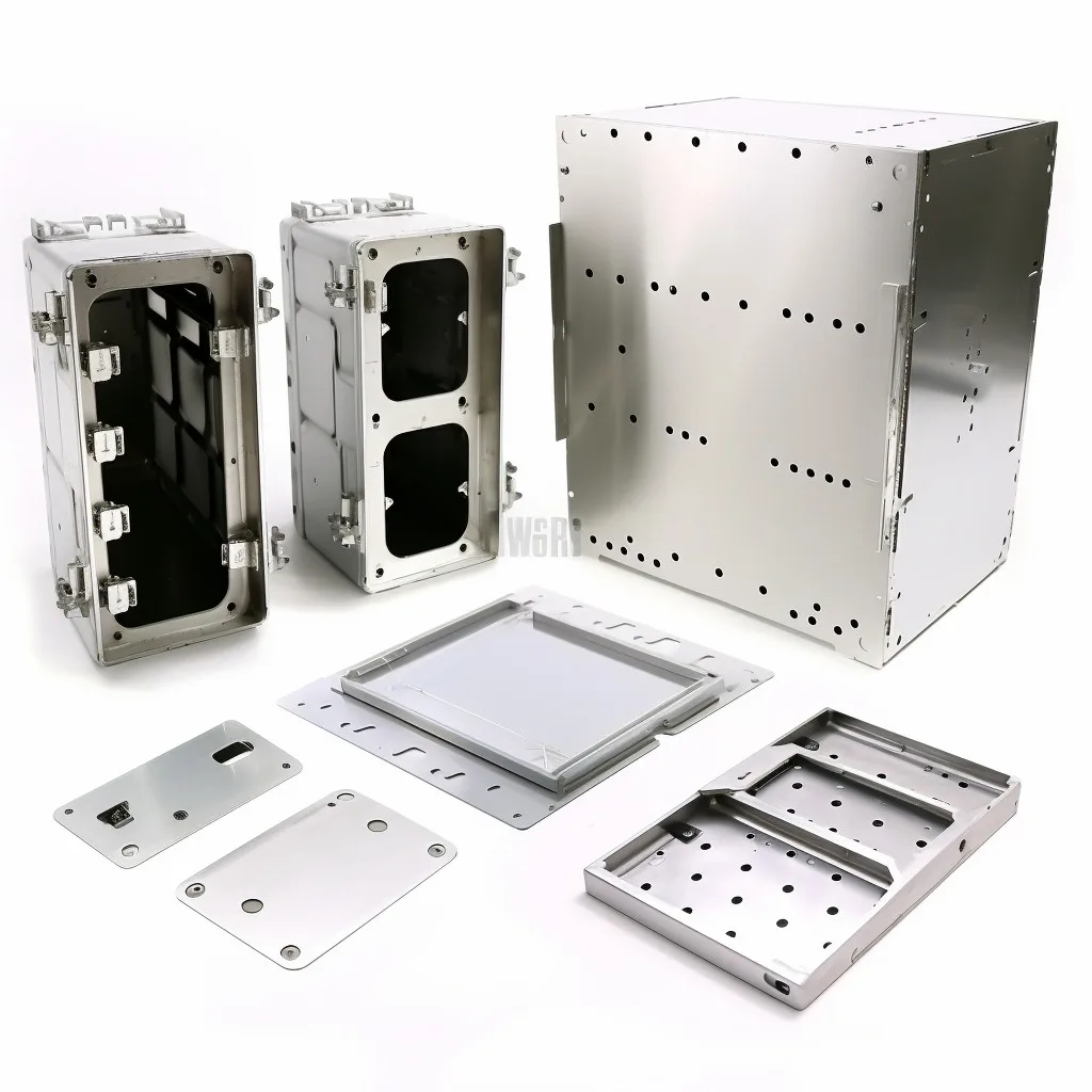 Shenzhen OEM precision parts aluminum sheet metal box electronic enclosures