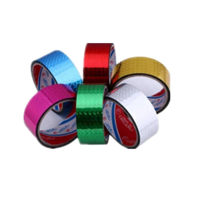 New Design waterproof reflective waterproofingno noise opp acrylic tape holographic adhesive grip tape Decorative infrared tape