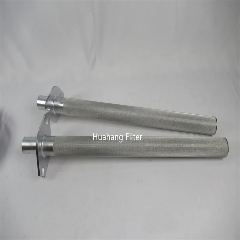 Sintered mental filter customize size stainless steel polypore porous sintered filter cylinder for gas and liquid filtration