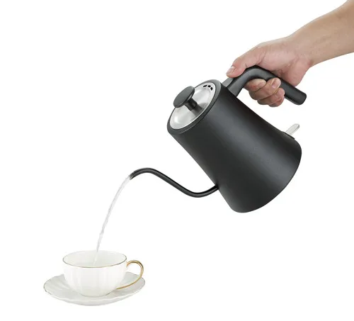 2022 новый дизайн электронная бытовая техника защита от кипячения электрический чайник черный кухня OEM мощность на