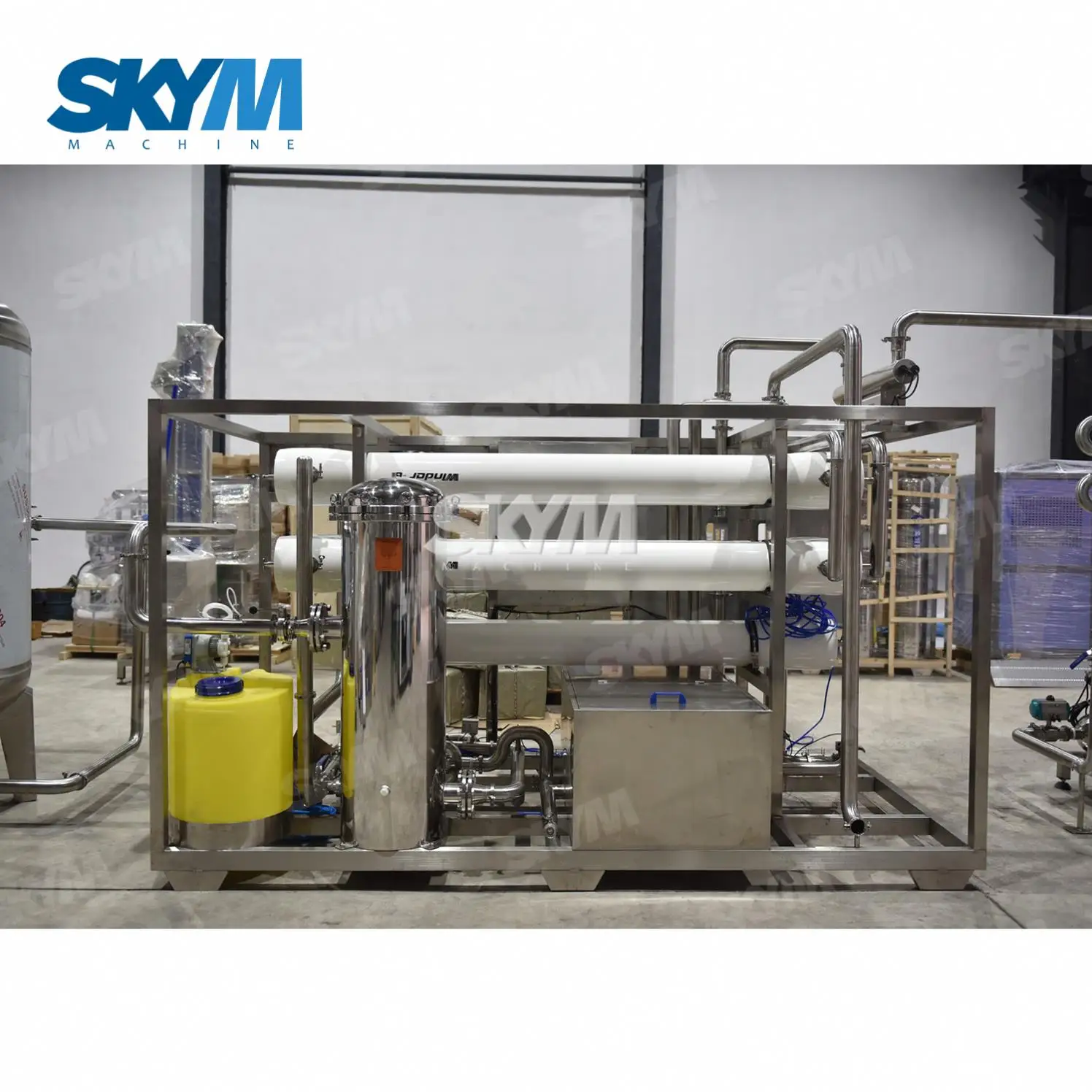 High Flow 250LPH TO 20000LPH Industrial RO Drinking Stainless Steel Reverse Osmosis Water Purification Popular Machine