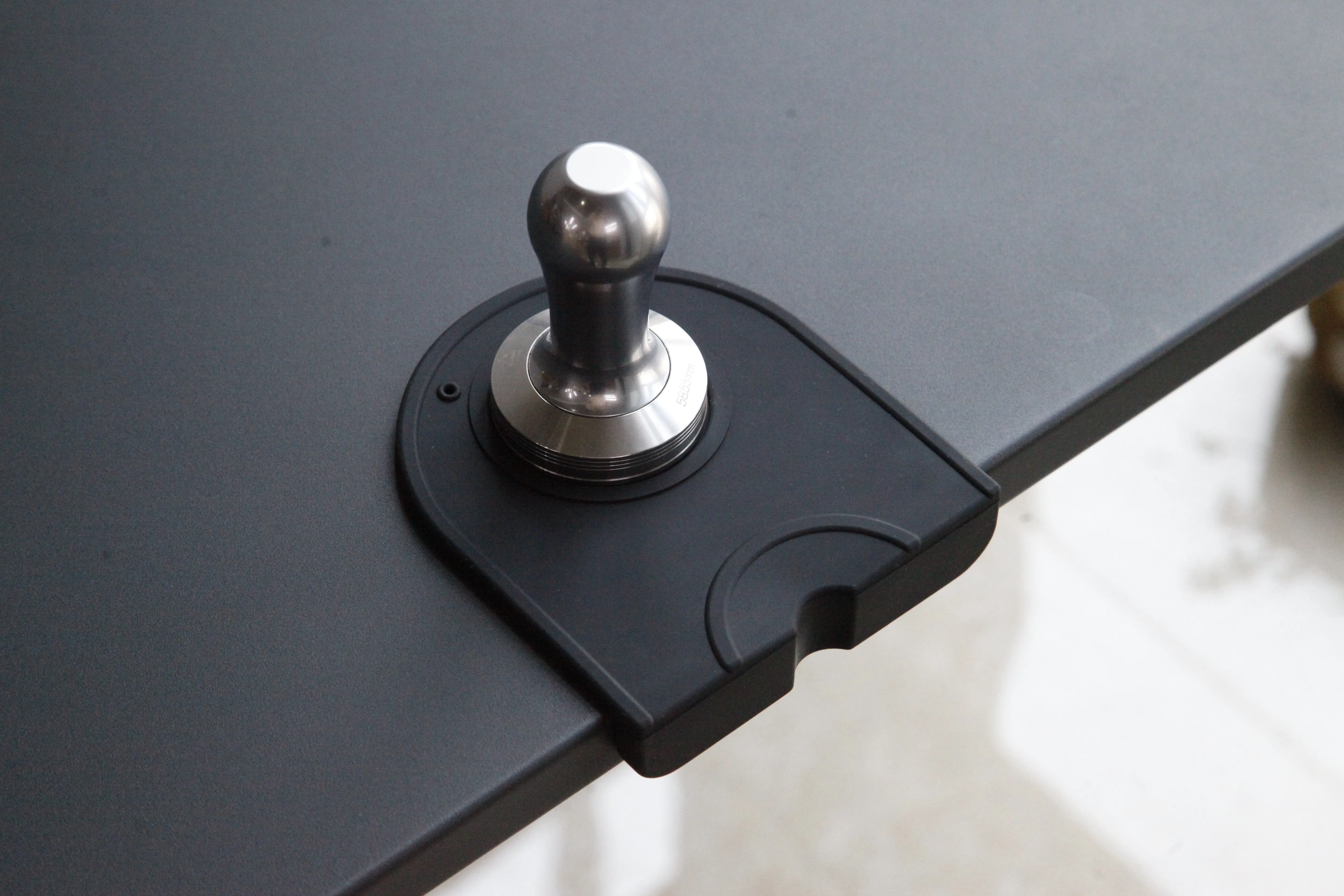 Espresso Coffee Press Base Espresso Coffee Tamper Mat, Coffee Tampering Corner Non-Slip Silicone Pad