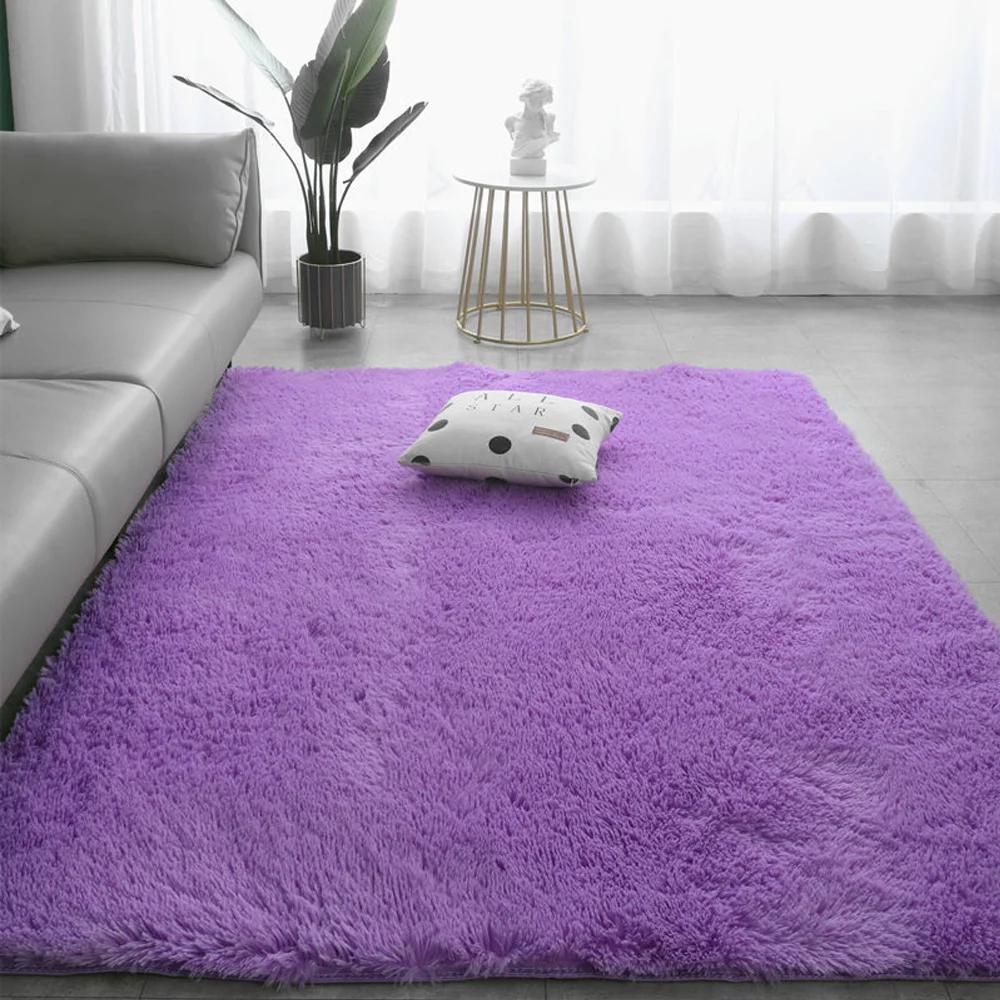 Modern Polyester Super Plush Big Luxury Fluffy FV fur Anti-Slip Soft Floor Bedroom Rugs fluffy bed Carpets For Living Room