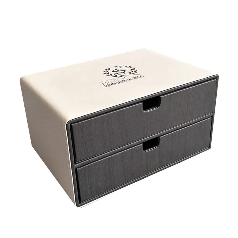 Luxury 5 Star Hotel Guest Bathroom Leather Hotel Supplies Luxury Hotel Accessories leather Product Amenities Set