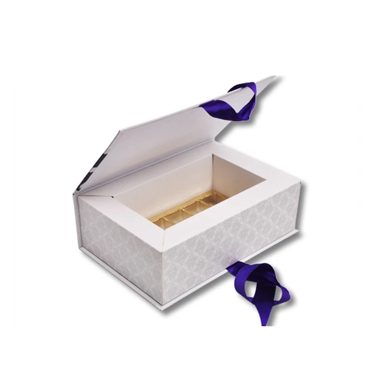 Recycle Custom luxury fashion Hair extension deluxe gift box ribbon close for clothes packaging product
