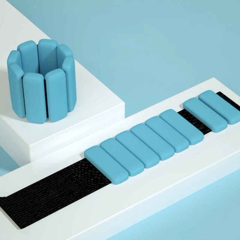 Factory Supply heavy Ajustable Gym Fitness Silicone Ankle Leg Energy Bangles Wrist Weights Bracelet