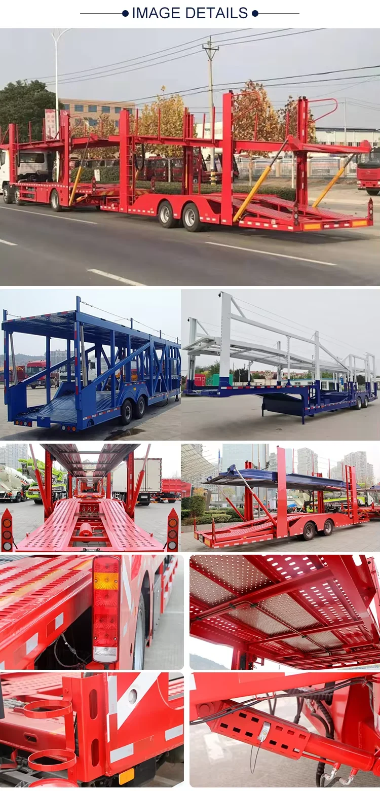 Hot Selling Cimc Brand New Car Carrier Flatbed Skeleton Semi Trailer Spares Motor Transport Trailer Skeleton Parts & Accessories