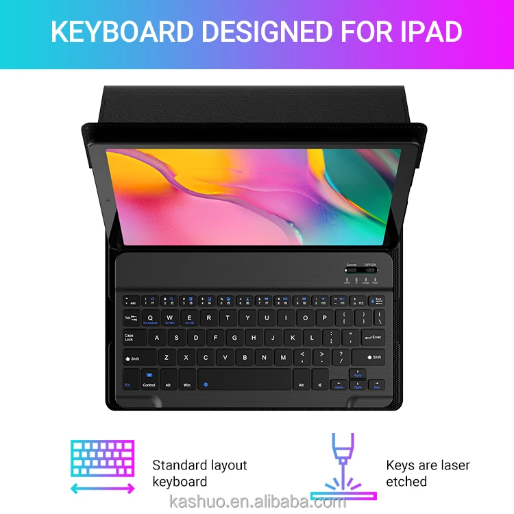 Silicone Mini Android Keyboard with touchpad Flip Cover for Samsung Tab A 10.1 Inch
