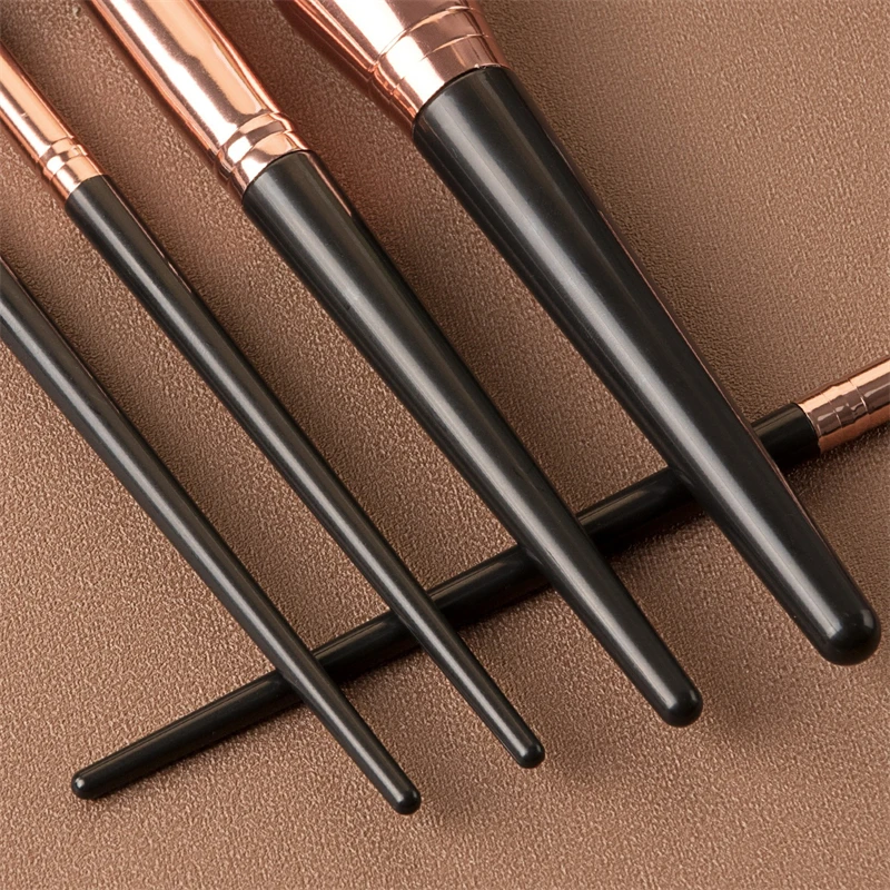 Professional Makeup Brush Set with Soft Bicolor Gradient Fibers 1/7/10/15/20Pcs/Set for Eye Shadow and Mascara Application