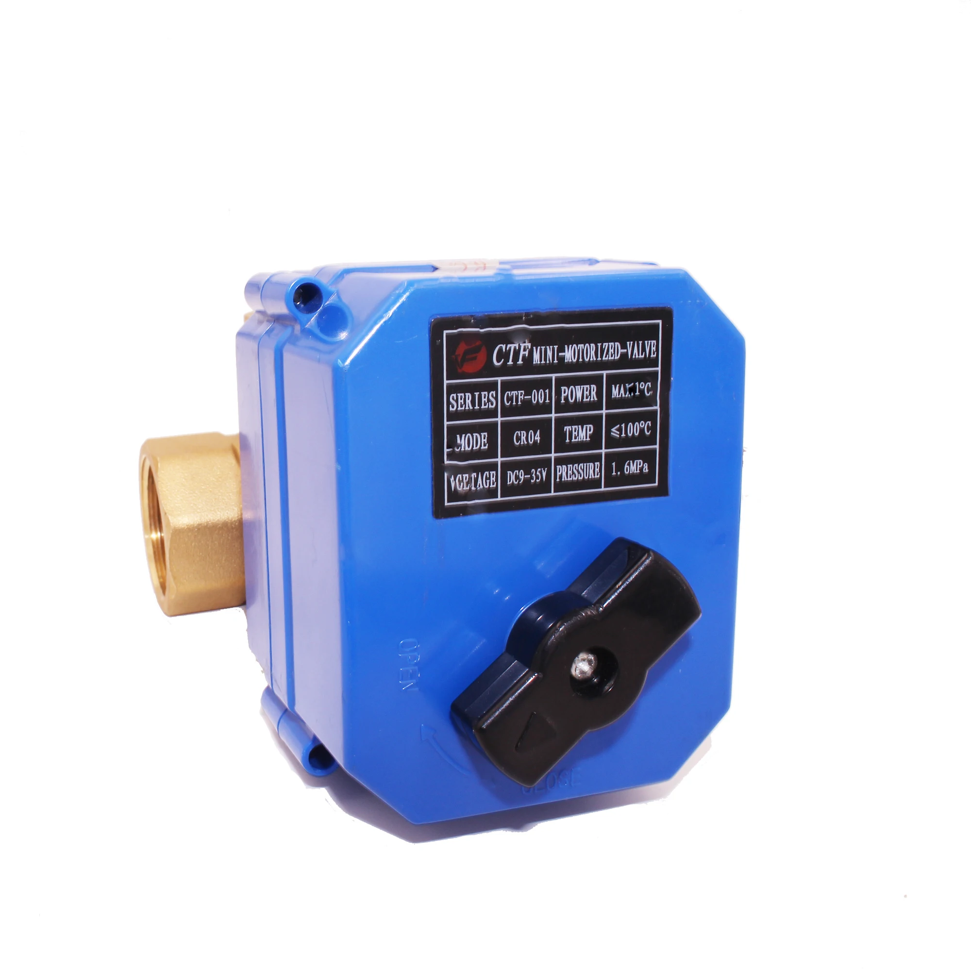 Solid 1' DN15 DN 20 DN25 DN32 DN40 DN50 UPVC SS BRASS 2 way 3 way motorized actuator ball valve