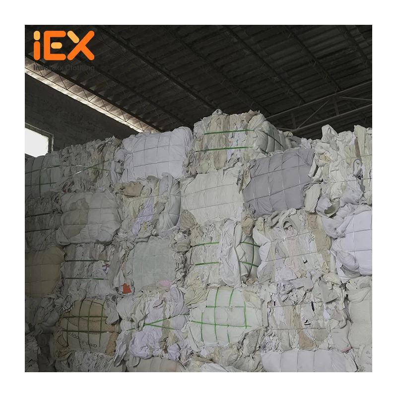 White Knit Cotton Rags Price Industrial Rag