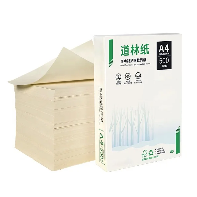 Cream and White Woodfree Offset Paper for Writing and Printing