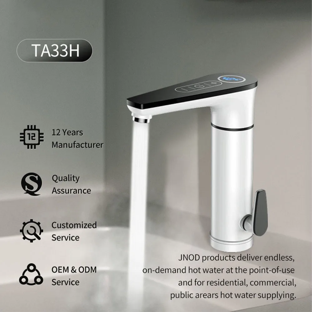 Manufacture Customized Hot Water Tap Fast Heating Instant Electric hot water heater faucet for hand washing household commercial