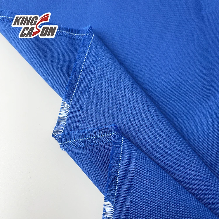 Kingcason Uniform Warp Knit Polyester Jersey Fabrics Custom Pajamas Shimmer Viscose Blazer Aramid Fabric