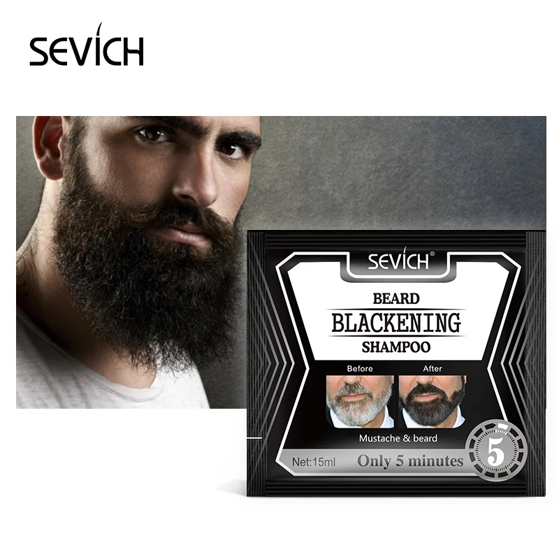 OEM Professional Black Beard Shampoo For Beard Care