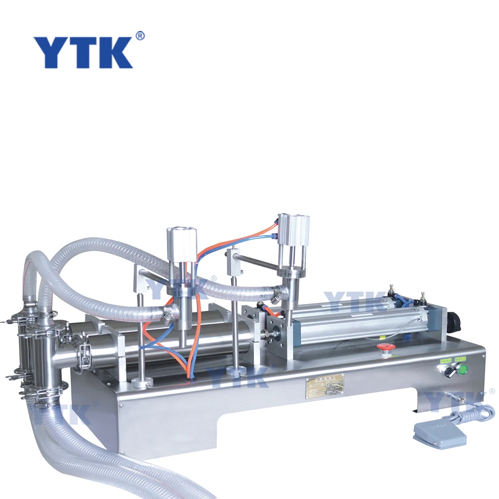 YASON YTK-G2WY 100-1000 мл пальмового масла бутылки из-под молока, пластиковая бутылка оливкового масла для напитков автомат для разливания воды пневматический станок