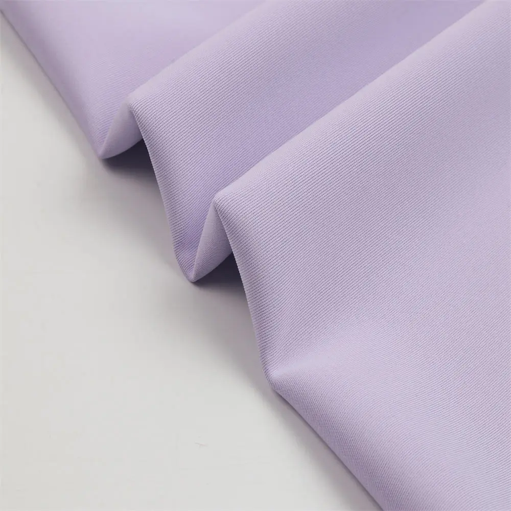 93 polyester 7 Spandex Elastic Pants Fabric cost-effective stretch fashion Fabrics for trousers men and women