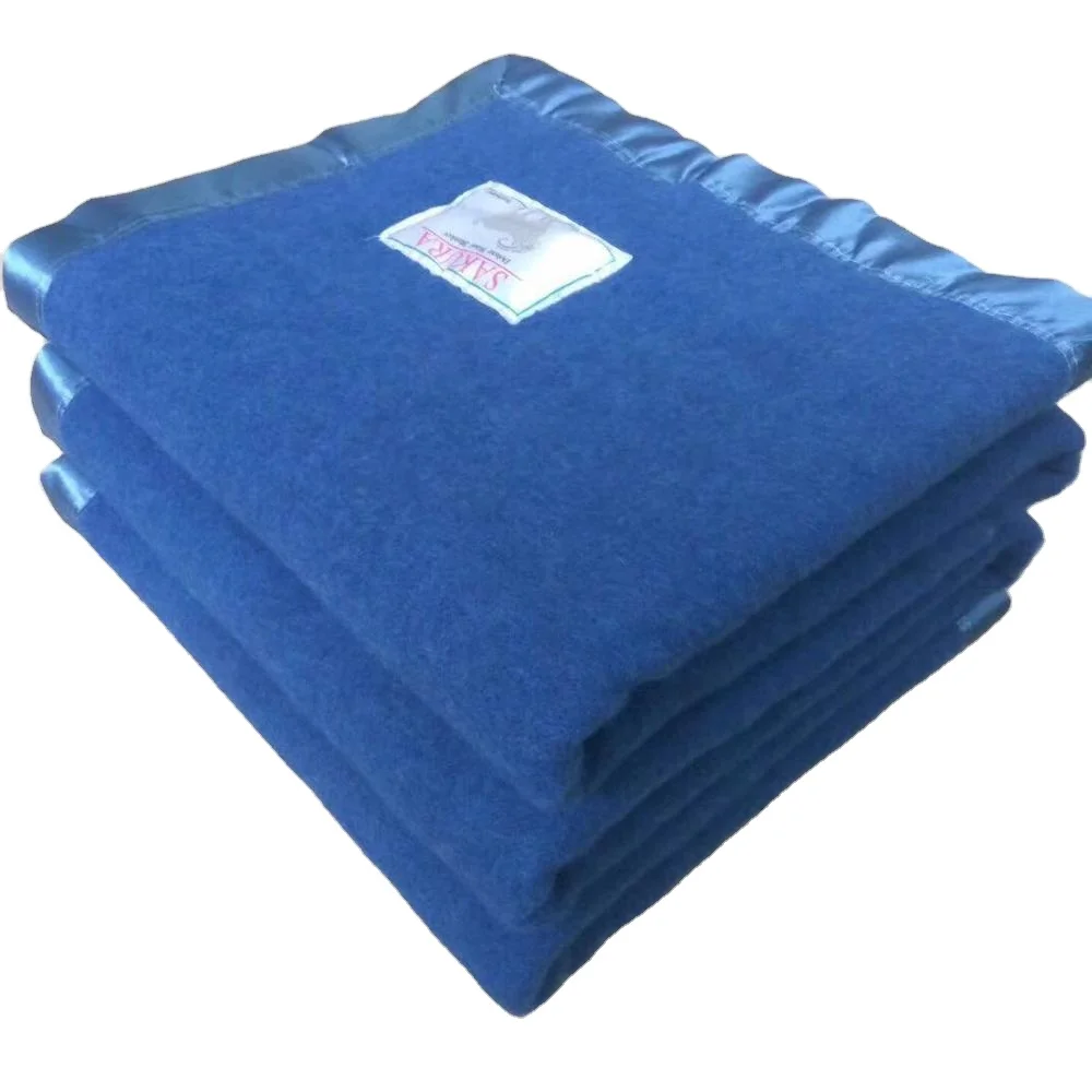 100%  virgin     wool military  army  fire production   blanket  with  heated