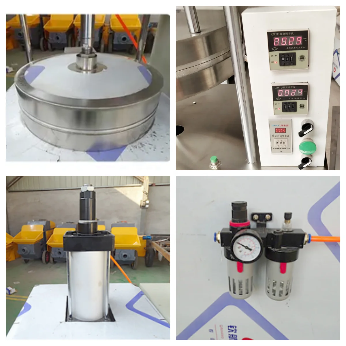 JY Commercial Automatic Pneumatic Dough Flattener Chapati Making Machine Pancake Forming Pressing Machine