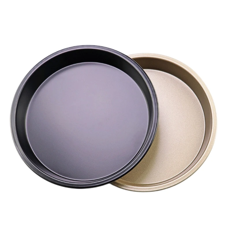 Wholesaler Round Pizza Pan Non Stick Pizza Pan Heavy Duty Carbon Steel Pizza Pan for Home Restaurant Kitchen Baking Supplies