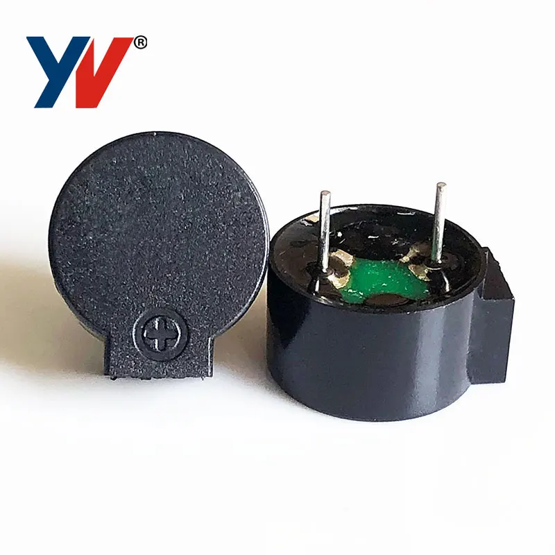12075 12mm audio 85db panel mounted ac 3V 5V 12V mini alarm passive continous acoustic components magnetic buzzer