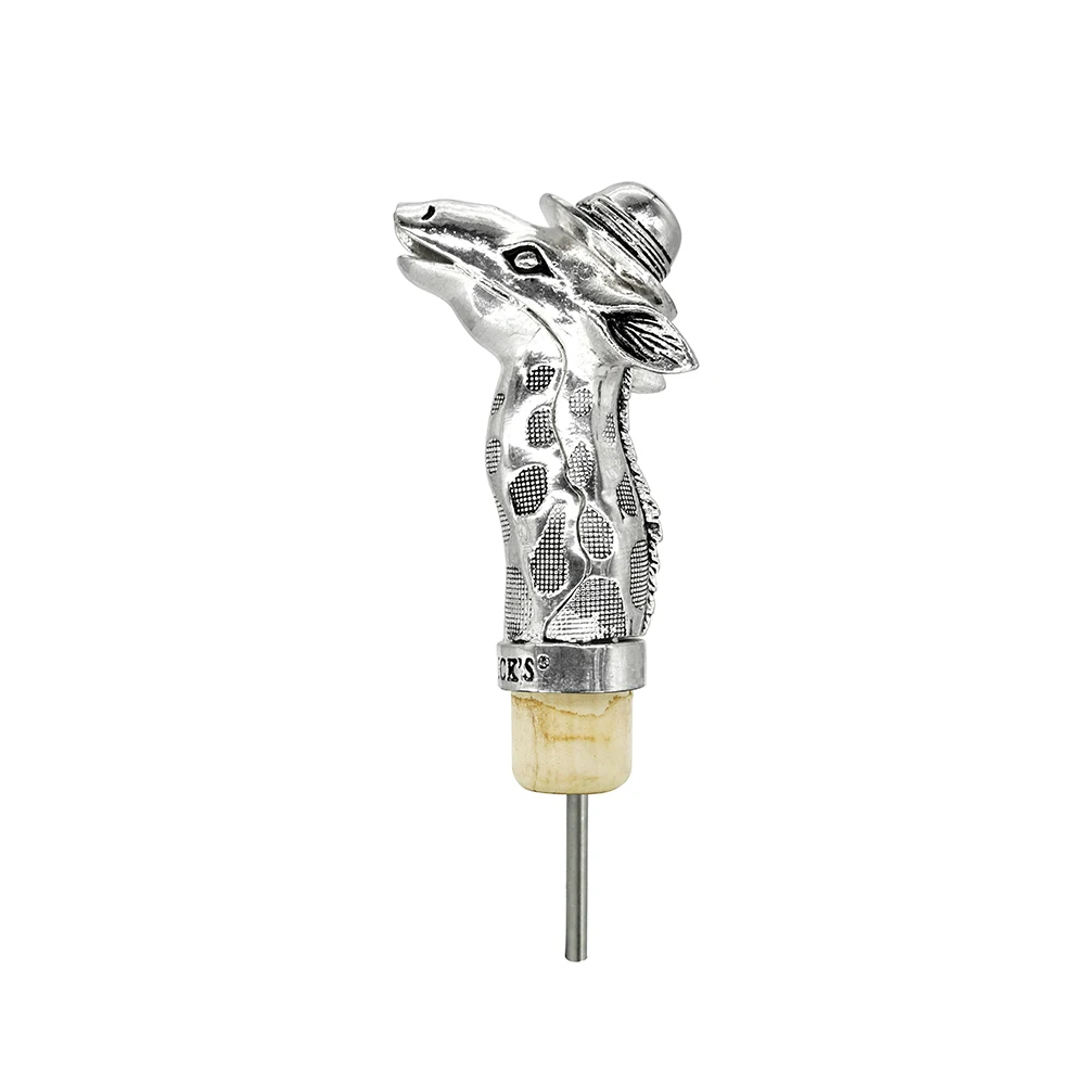 Creative Animal Metal Wine Stopper Red Wine Sealing Stopper Bar Accessories Wedding Wine Pourer Silvery Champagne Stopper