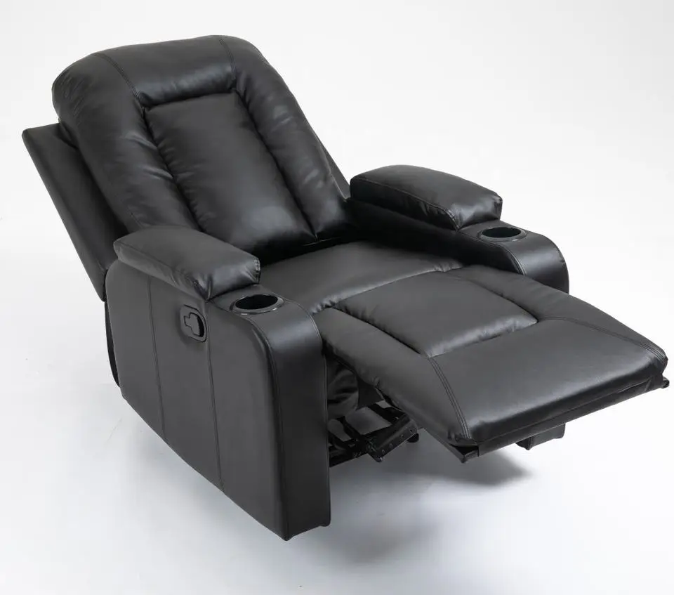 Factory nice price home furniture pu leather comfortable chaise lounge chair