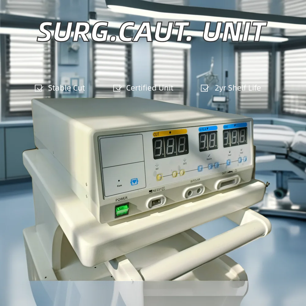 300W Surgical Cautery Diathermy Machine Bipolar Electrocautery Electrosurgical Unit Steel Plastic Metal Materials Electric Power