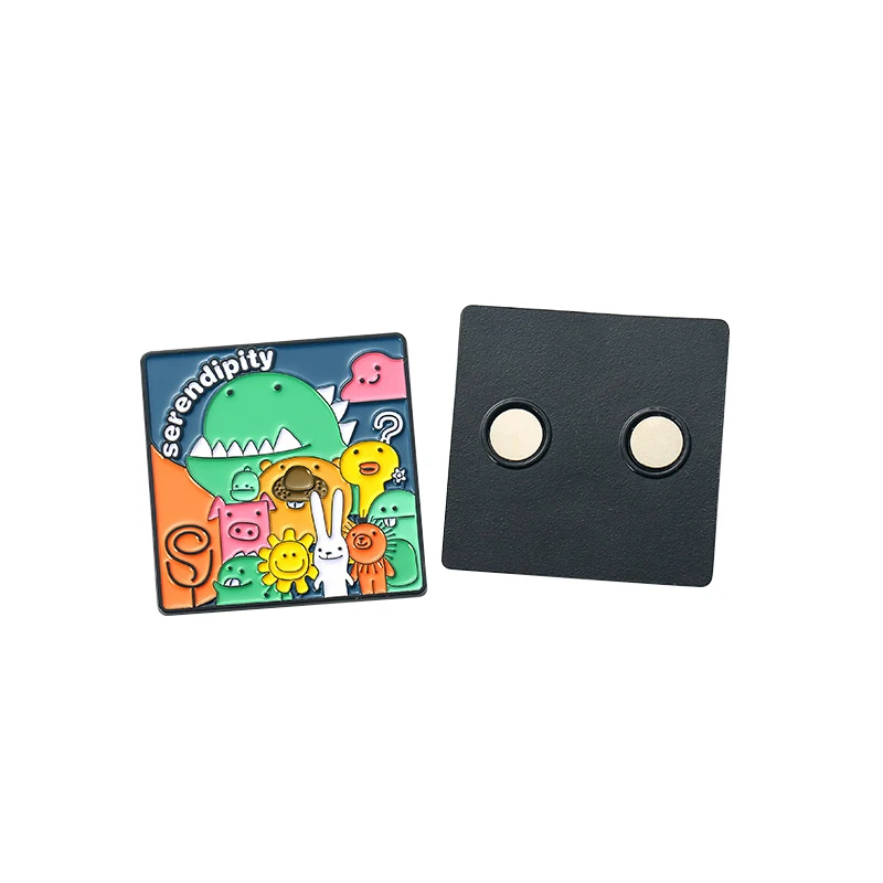 Epoxy Zoo Lion Giraffe Zebra Cartoon Fridge Magnets Customised Logo Promotion Event Souvenir