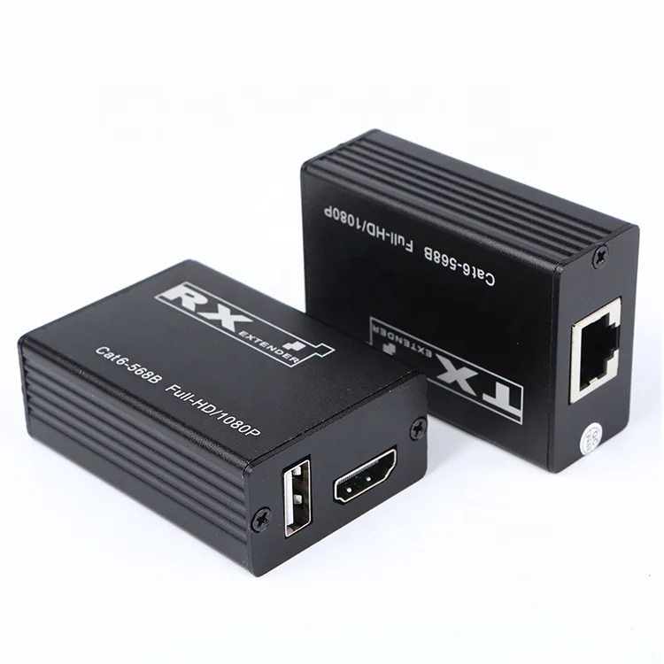 Shenzhen HD Mini Transmitter DVR/NVR  1080p IP Extender 30m Support Cat6-568B
