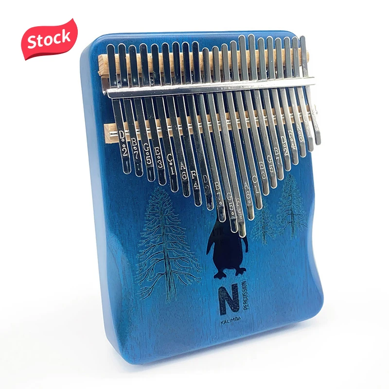 Stock musical instruments toys wholesale 21 keys toneMbira electric box finger violin beginner gift colorful Kalimba thumb piano