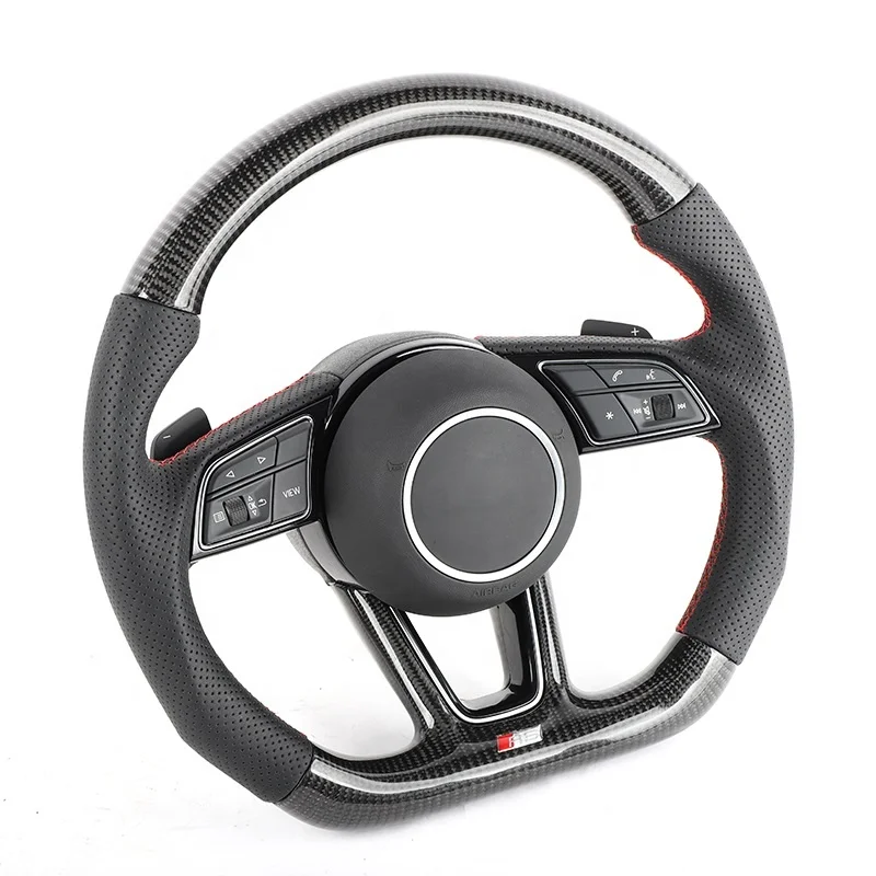 S3 S4 S5 S6 RS3 RS5 RS6 Carbon Fiber Steering Wheel For AUDI A3 A5 A6