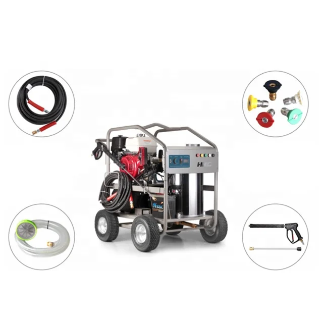 Hot Water Pressure Washer 4000Psi 90 Degrees Gasoline Engine Diesel Boiler