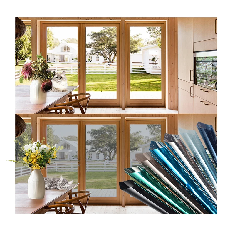 Top Quality New Design Window Film Heat Insulation Privacy At Night For Residence