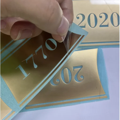 3D Metal Labels Printing Company Logo Numbers Design Decals Custom Nickel Sticker Logo Decals Metal Nickel