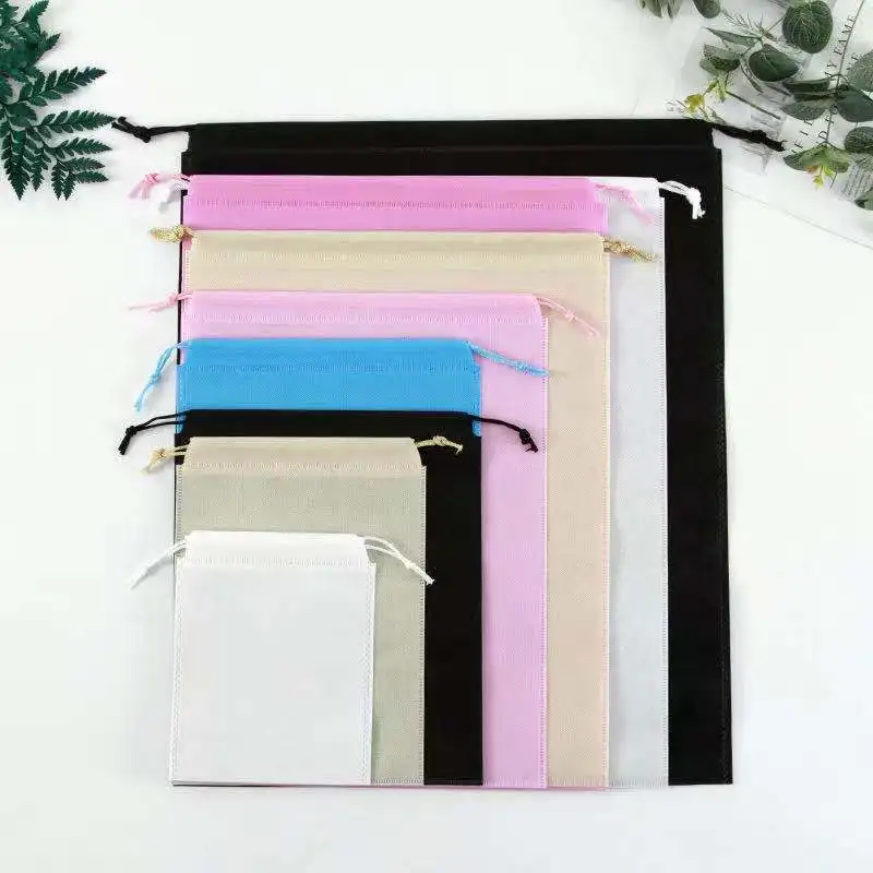 Recycle Cotton Canvas Fabric Drawstring Dust Bag With Logo Printed