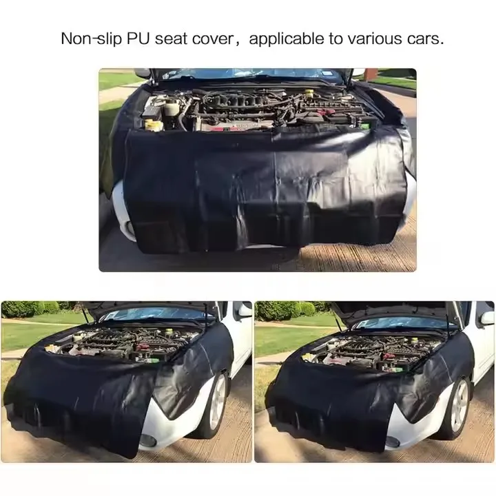 Оптовая продажа защита автомобильного крыла с логотипом на заказ комплект из трех предметов ремонт и обслуживание автомобиля вымытая кожа корпус