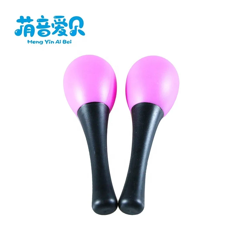 wholesale little plastic maracas musical instrument with good quality