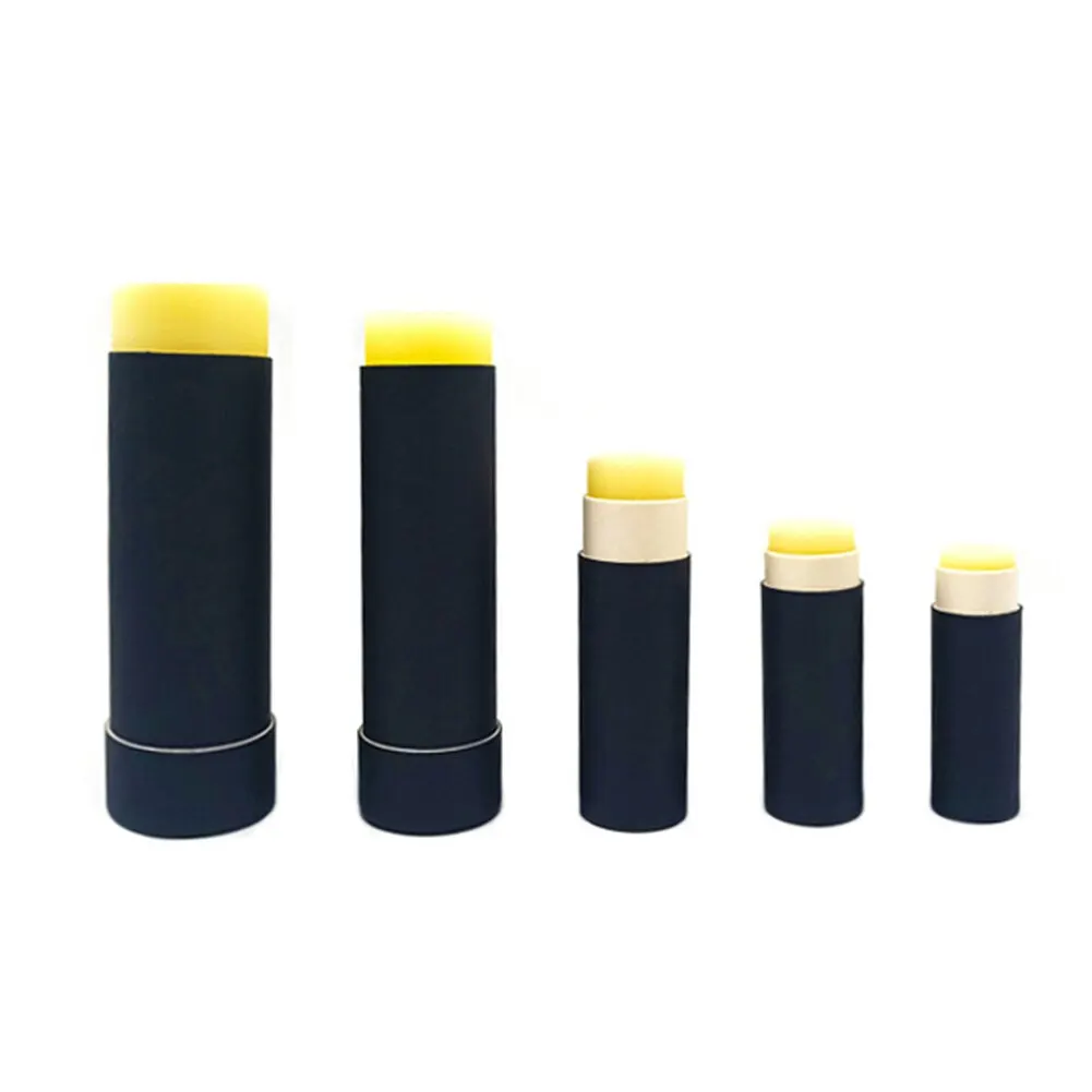 Empty Paper Shell Lipstick Tubes with Lip Balm Chapstick Holder DIY Makeup Tools Refillable Container Empty Lip Bottle