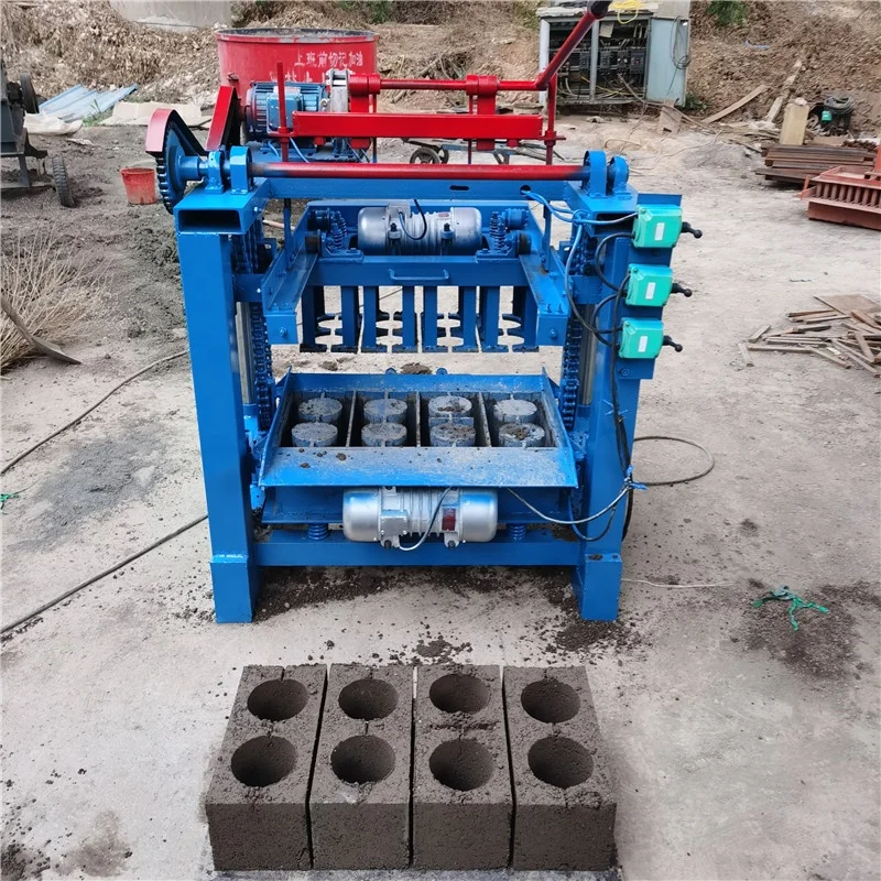 Brick production line paver ethiopia aac fly ash lowest price hollow cement concrete block brick making machinery