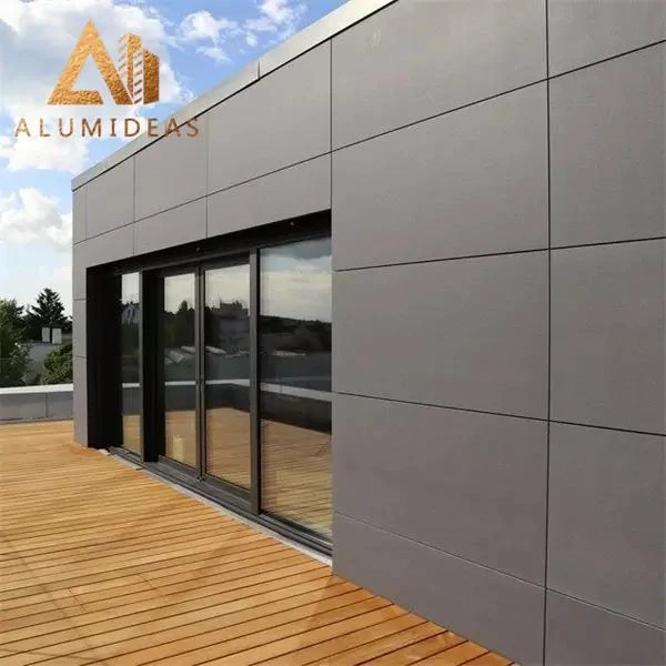 Alumideas European Design Used for Commercial Building Eye-catching 4 mm Composite Metal Wall Panels