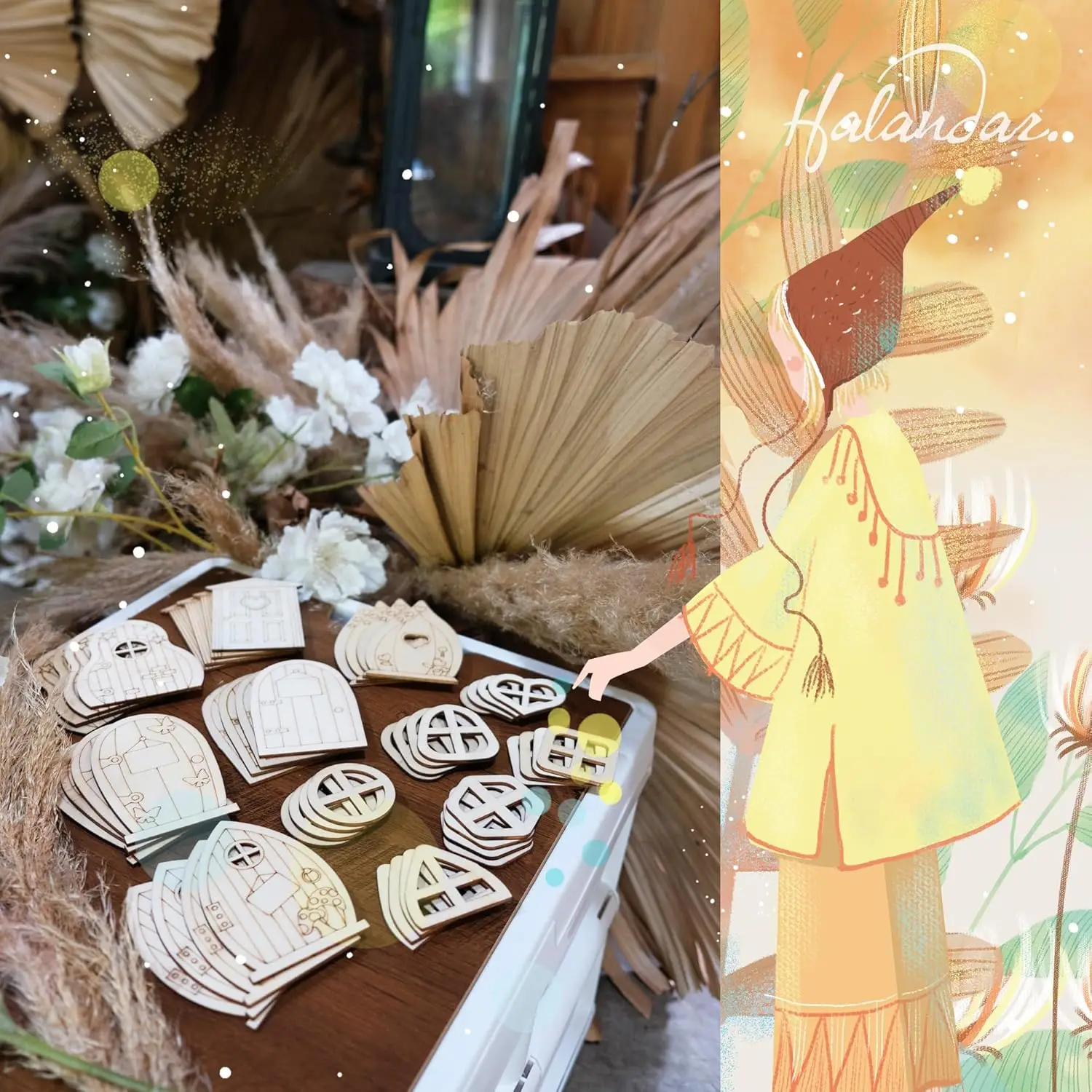 48 fairy door and window craft kit