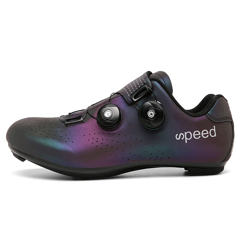 New Arrival Wholesale Unisex Outdoor Sport Cycling Shoes Mountain Bike Racing Self-Locking Cycling Athletic Bike Shoes
