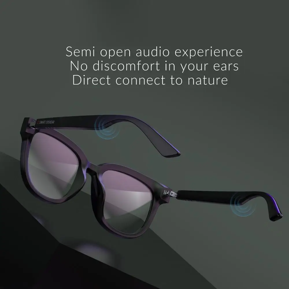 NEW design eyewear smart glasses frame eyeglasses android iOS smart sunglasses